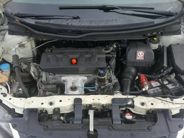2HGFG3B06CH541317 - 2012 HONDA CIVIC EXL WHITE photo 7