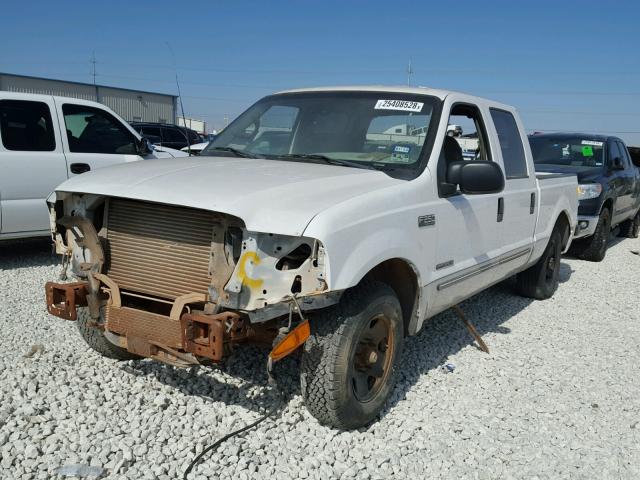 1FTNW20F9XEF05147 - 1999 FORD F250 SUPER WHITE photo 2