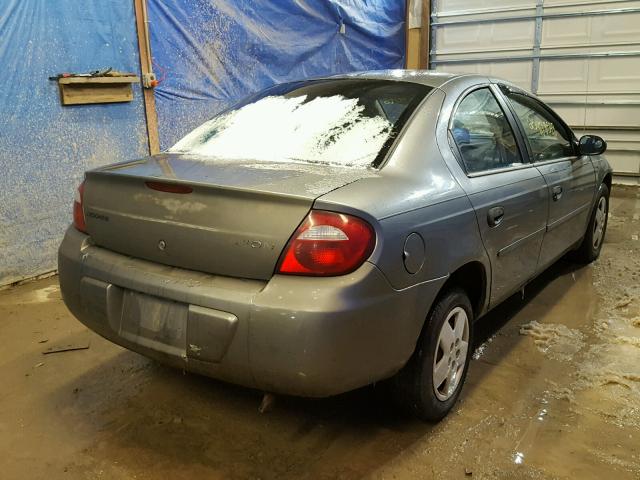 1B3ES26C45D248797 - 2005 DODGE NEON BASE GRAY photo 4