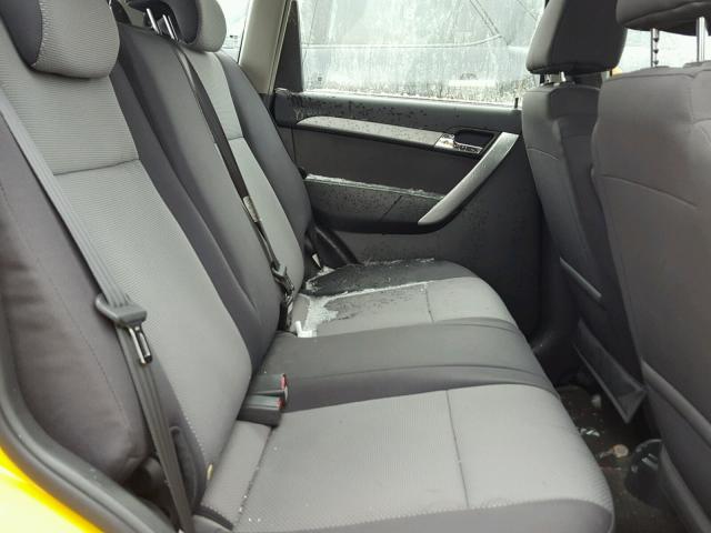 KL1TD66E29B629422 - 2009 CHEVROLET AVEO LS YELLOW photo 6