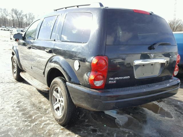 1D8HB48N04F172957 - 2004 DODGE DURANGO SL BLUE photo 3