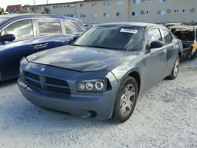 2B3KA43R57H660680 - 2007 DODGE CHARGER SE GRAY photo 2