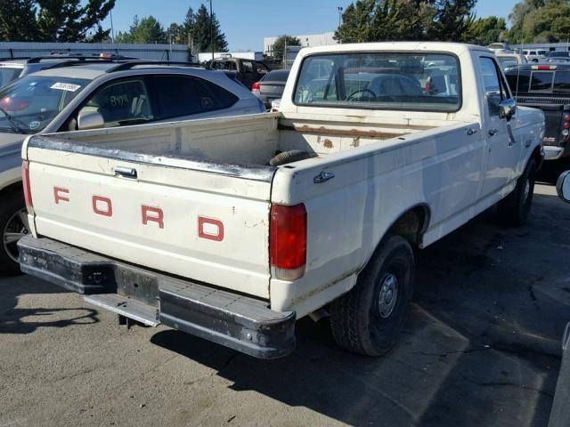 1FTEF15N3JPA47269 - 1988 FORD F150 WHITE photo 4