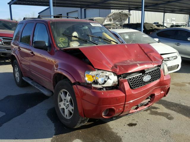 1FMCU941X5KA55362 - 2005 FORD ESCAPE LIM RED photo 1