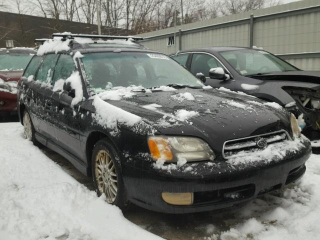 4S3BH645617311404 - 2001 SUBARU LEGACY GT BLACK photo 1