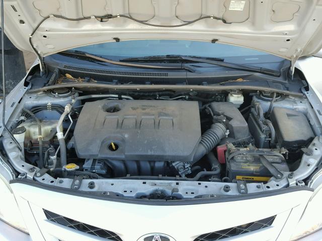 2T1BU4EE5BC541529 - 2011 TOYOTA COROLLA BA SILVER photo 7