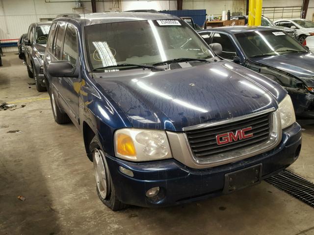 1GKDT13S532390876 - 2003 GMC ENVOY BLUE photo 1