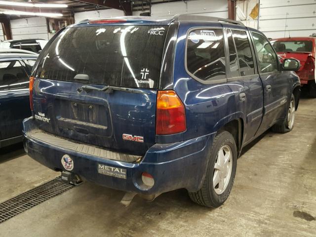 1GKDT13S532390876 - 2003 GMC ENVOY BLUE photo 4