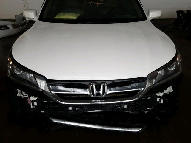 1HGCR2F81DA164659 - 2013 HONDA ACCORD EXL WHITE photo 7