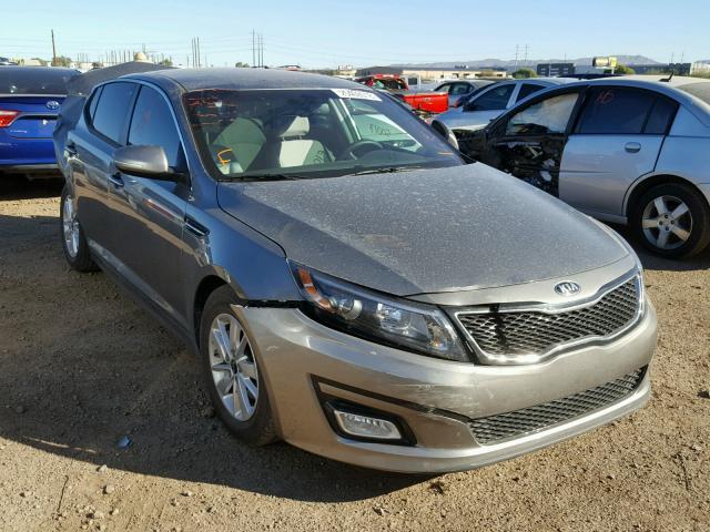 5XXGM4A71FG369270 - 2015 KIA OPTIMA LX GRAY photo 1