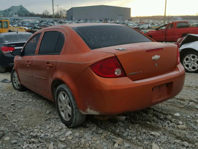 1G1AL55F867717910 - 2006 CHEVROLET COBALT LT ORANGE photo 3