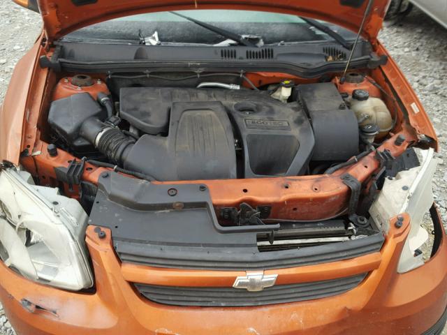 1G1AL55F867717910 - 2006 CHEVROLET COBALT LT ORANGE photo 7