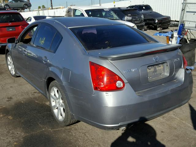 1N4BA41E78C819126 - 2008 NISSAN MAXIMA SE GRAY photo 3