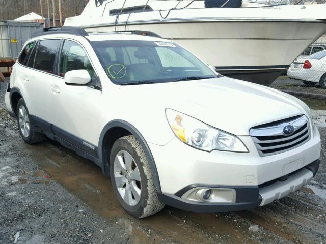 4S4BRELC5A2349626 - 2010 SUBARU OUTBACK 3. WHITE photo 1