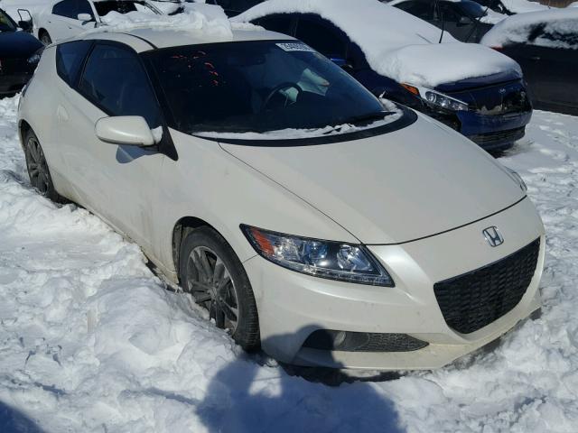 JHMZF1D64ES003309 - 2014 HONDA CR-Z EX WHITE photo 1