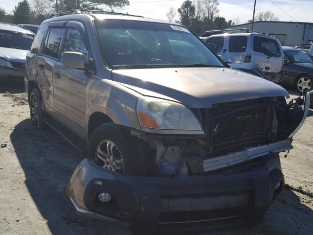 2HKYF18623H568161 - 2003 HONDA PILOT EXL BROWN photo 1