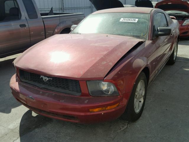 1ZVFT80N565189569 - 2006 FORD MUSTANG RED photo 2