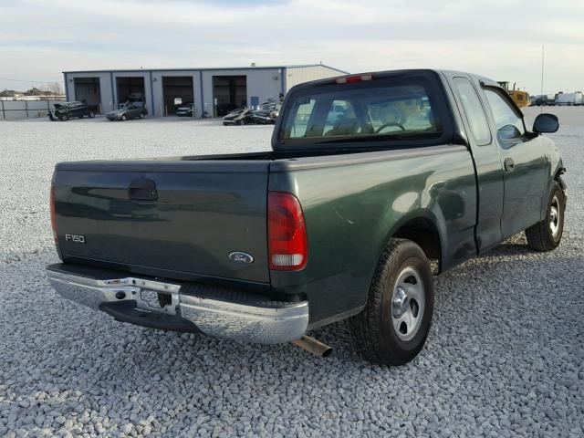 1FTRX17W11NB23216 - 2001 FORD F150 GREEN photo 4