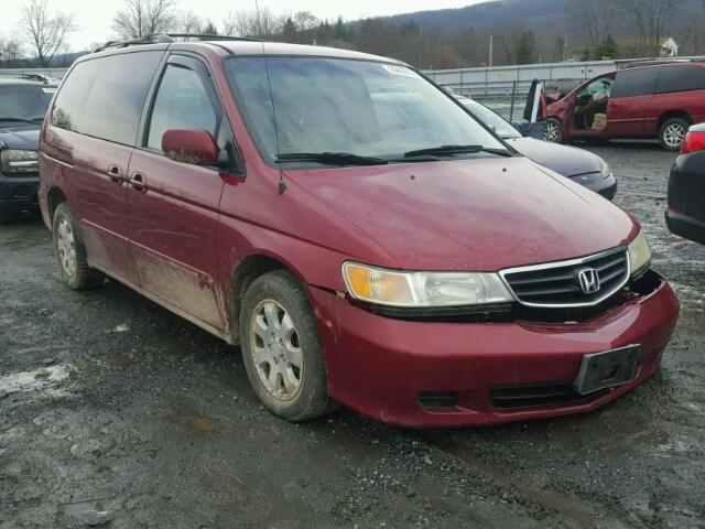 5FNRL18024B013025 - 2004 HONDA ODYSSEY EX MAROON photo 1