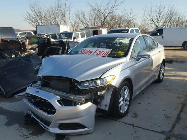 3FA6P0H71GR246921 - 2016 FORD FUSION SE SILVER photo 2