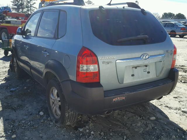 KM8JN12D87U482677 - 2007 HYUNDAI TUCSON SE BLUE photo 3