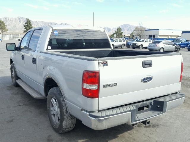 1FTPW12534KC04894 - 2004 FORD F150 2WD SILVER photo 3