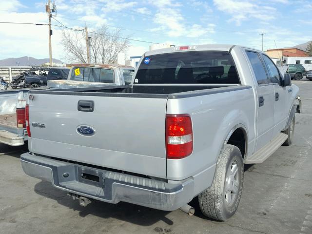 1FTPW12534KC04894 - 2004 FORD F150 2WD SILVER photo 4