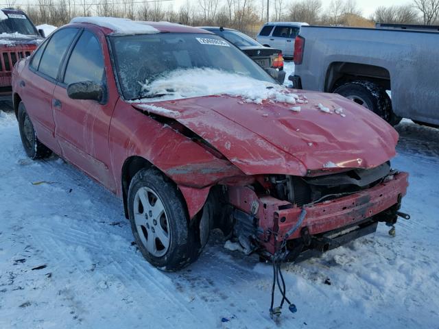 1G1JF52F537333378 - 2003 CHEVROLET CAVALIER L RED photo 1