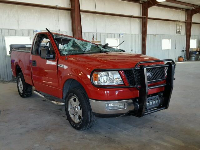 1FTRF14WX4NB01081 - 2004 FORD F150 RED photo 1