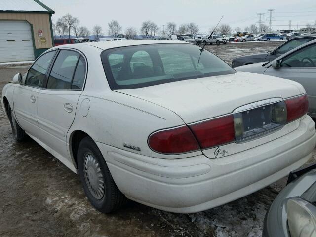 1G4HP54KX1U269278 - 2001 BUICK LESABRE CU WHITE photo 3