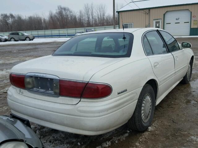 1G4HP54KX1U269278 - 2001 BUICK LESABRE CU WHITE photo 4