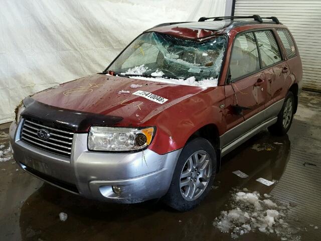 JF1SG676X8H712262 - 2008 SUBARU FORESTER 2 MAROON photo 2