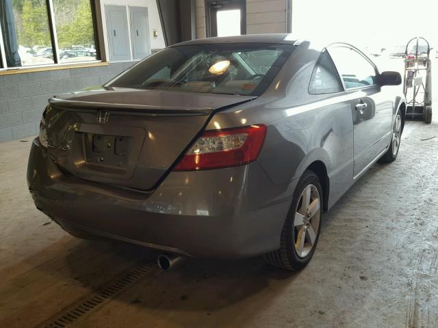 2HGFG11898H528757 - 2008 HONDA CIVIC EX GRAY photo 4