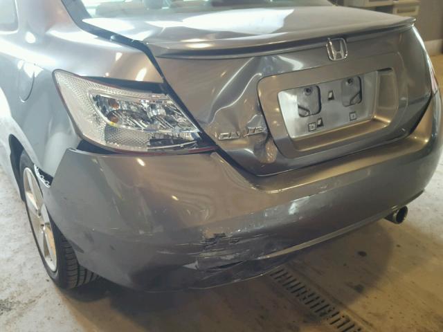 2HGFG11898H528757 - 2008 HONDA CIVIC EX ნაცრისფერი ფოტო 9