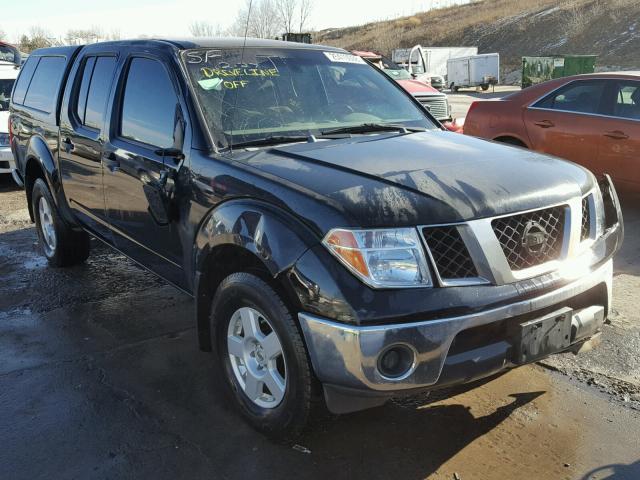 1N6AD07W47C443647 - 2007 NISSAN FRONTIER C BLACK photo 1