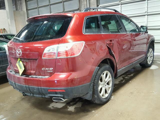 JM3TB3CA5B0312404 - 2011 MAZDA CX-9 RED photo 4