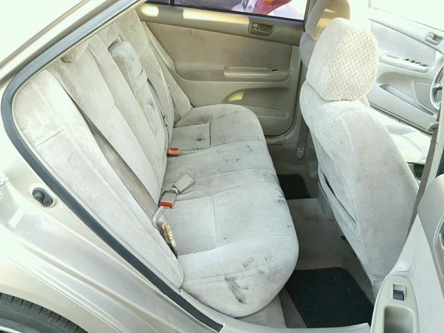 4T1BF32K63U565966 - 2003 TOYOTA CAMRY LE TAN photo 6