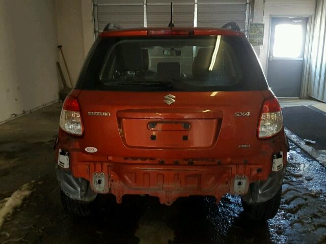 JS2YB5A37B6304063 - 2011 SUZUKI SX4 BASE ORANGE photo 9