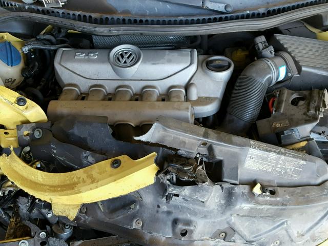 3VWRW31CX6M414678 - 2006 VOLKSWAGEN NEW BEETLE 黄色 照片 7