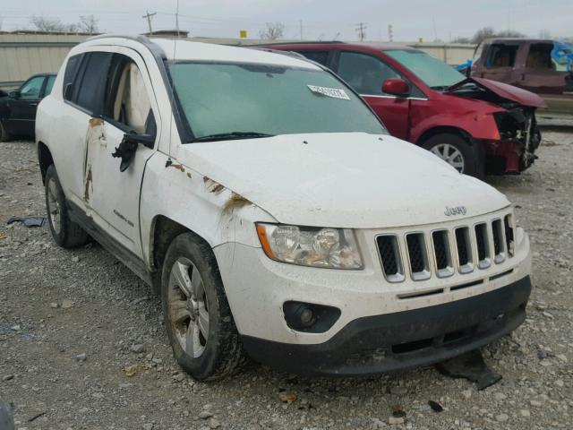1J4NF1FB5BD240458 - 2011 JEEP COMPASS SP WHITE photo 1