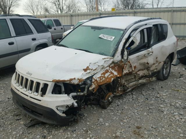 1J4NF1FB5BD240458 - 2011 JEEP COMPASS SP WHITE photo 2