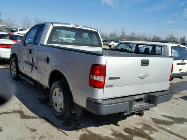 1FTRF12217KD46390 - 2007 FORD F150 SILVER photo 3