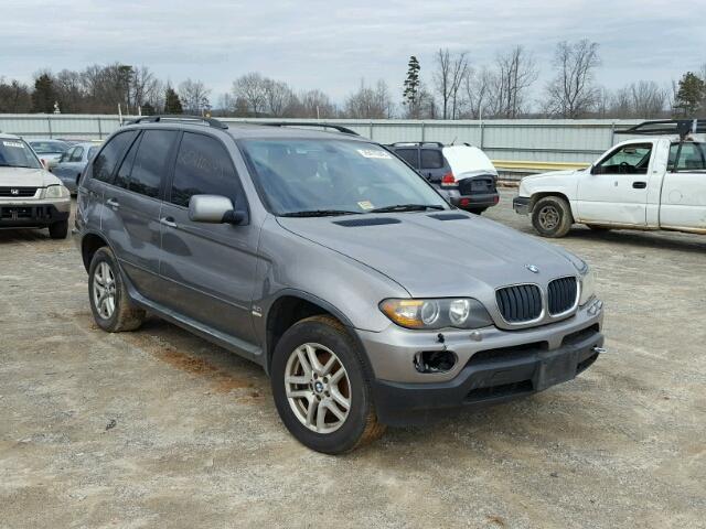 5UXFA13515LY18278 - 2005 BMW X5 3.0I GRAY photo 1