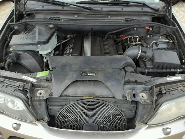 5UXFA13515LY18278 - 2005 BMW X5 3.0I GRAY photo 7