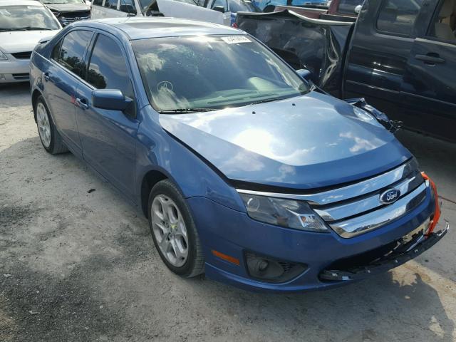 3FAHP0HA4AR341825 - 2010 FORD FUSION SE BLUE photo 1