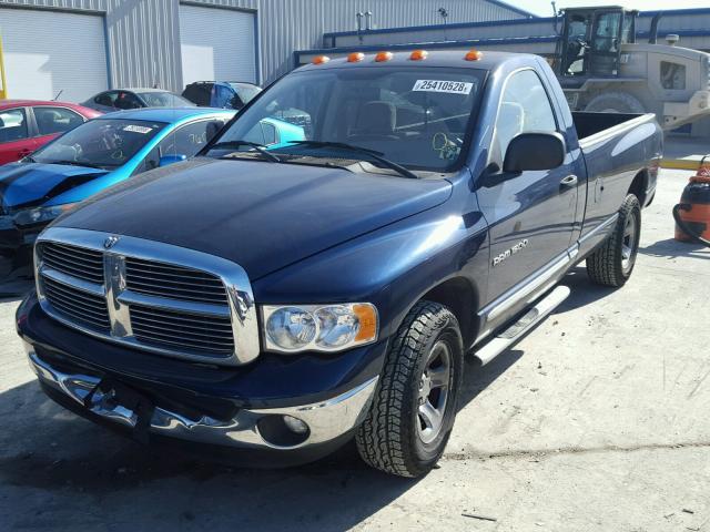 1D7HA16N75J517635 - 2005 DODGE RAM 1500 S BLUE photo 2