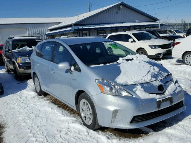 JTDZN3EU0C3054259 - 2012 TOYOTA PRIUS V SILVER photo 1