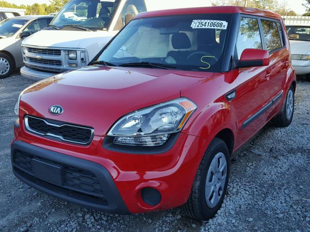 KNDJT2A57D7598232 - 2013 KIA SOUL RED photo 2