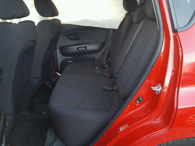 KNDJT2A57D7598232 - 2013 KIA SOUL RED photo 6