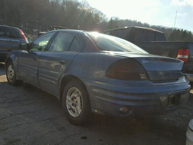 1G2NE52T3XC559048 - 1999 PONTIAC GRAND AM S Կապույտ լուսանկար 3